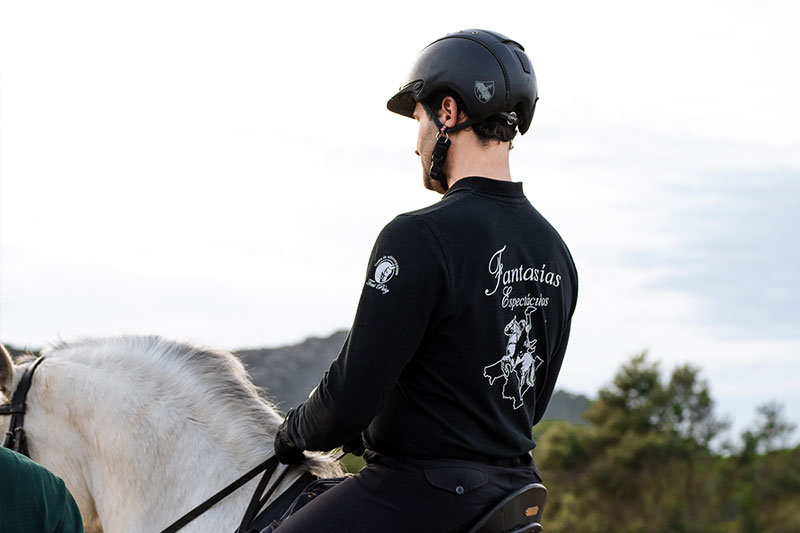 Clase de equitación en Mallorca, nivel medio