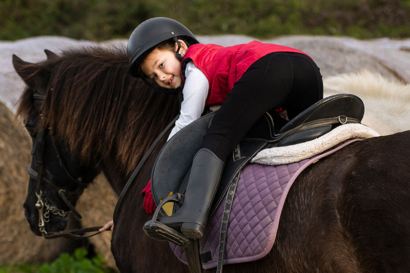 actividades a caballo para niños en Mallorca
